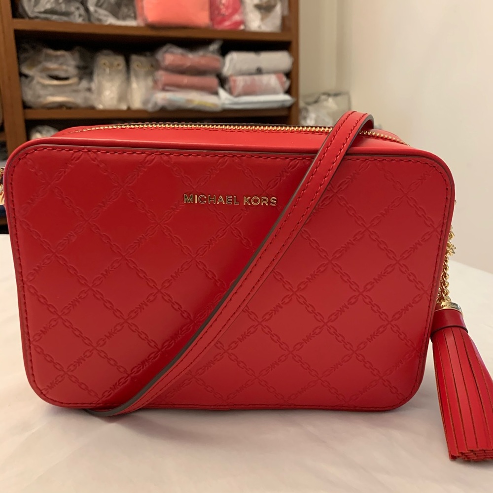 MICHAEL Michael Kors Chain Embossed Camera Bag